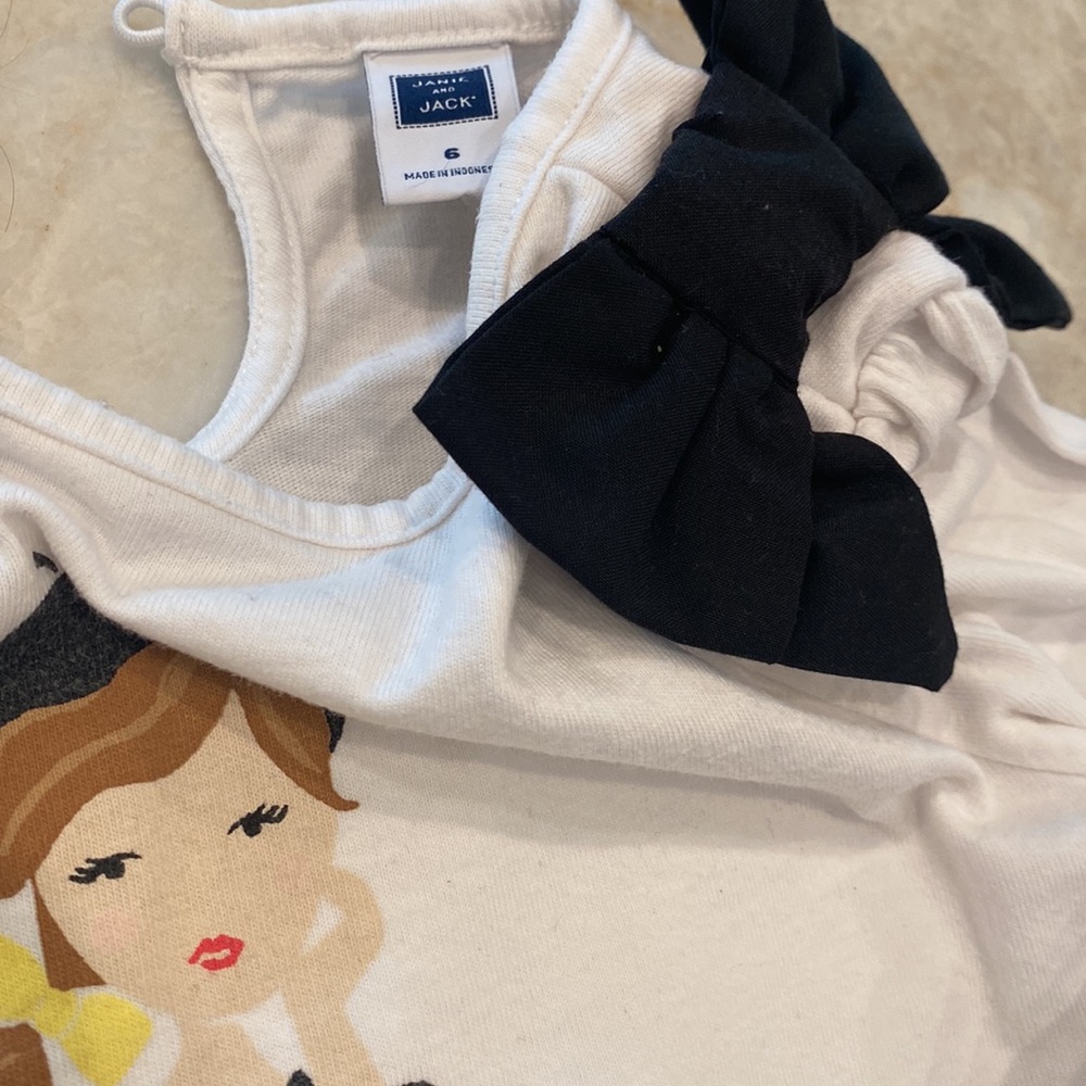 Janie and Jack Girls leggings and LS tops size 6 - Picture 6 of 7